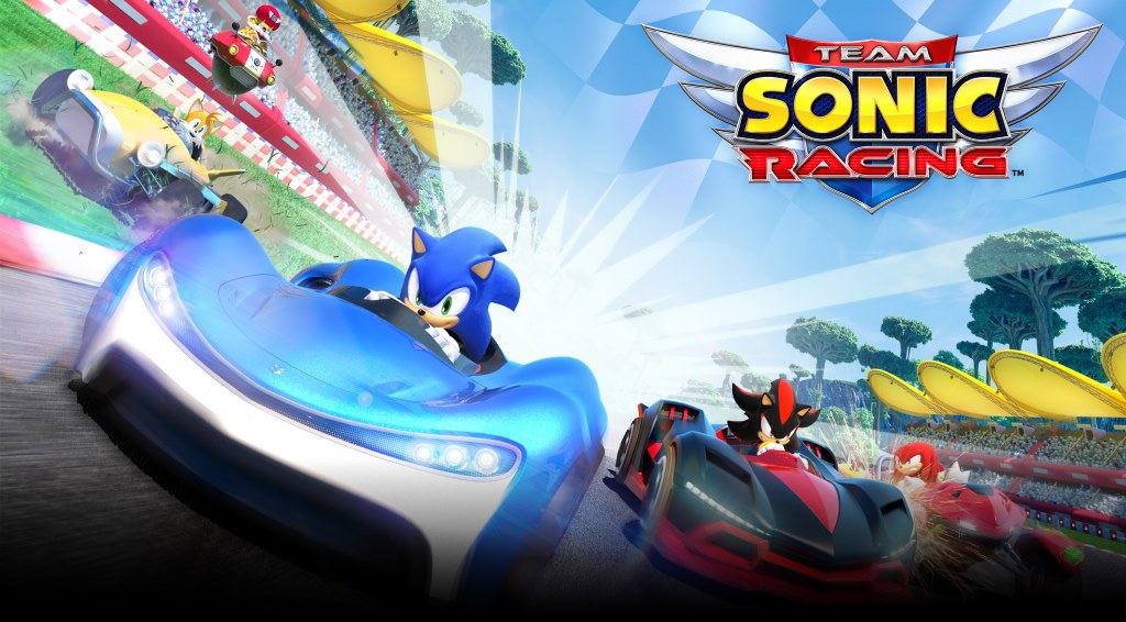 Promotional artwork for Team Sonic Racing